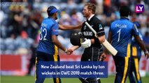 New Zealand vs Sri Lanka Stat Highlights: NZ Beat SL by 10 Wickets in CWC 2019 Match 3