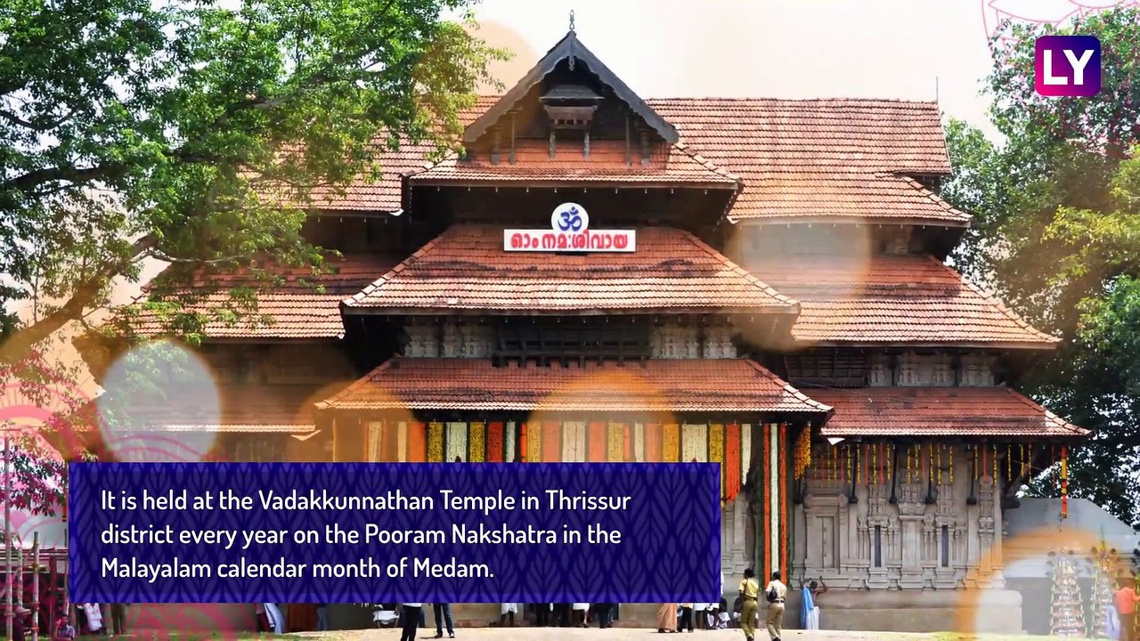Thrissur Pooram 2019: Know History and Significance of Kerala's Largest Temple Festival