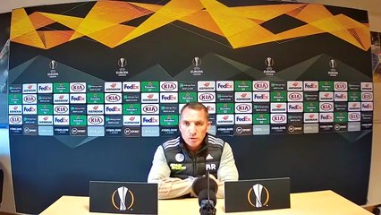 Rodgers looking to continue unbeaten Europa run