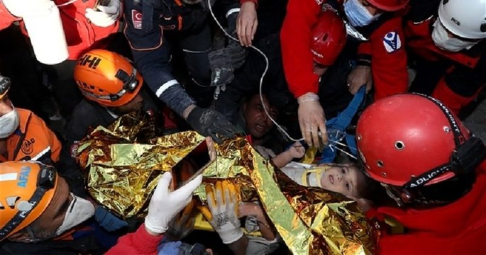 Une enfant de 3 ans miraculée a été sauvée 4 jours après le tremblement de terre en Turquie