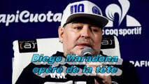 Diego Maradona opéré de la tête. Mais...tout va bien ;-)