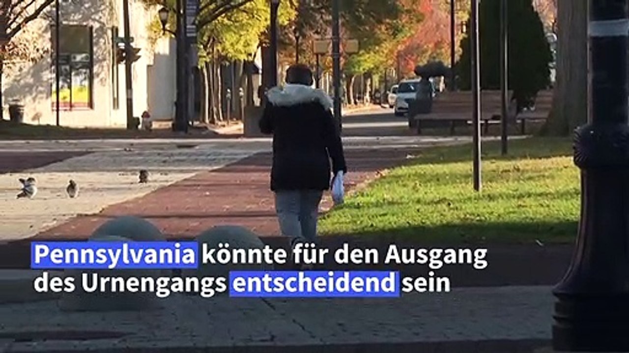 Bürger in Pennsylvania nehmen US-Wahlkrimi gelassen