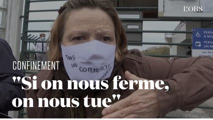 La colère d'une petite commerçante contre la fermeture des boutiques avant Noël