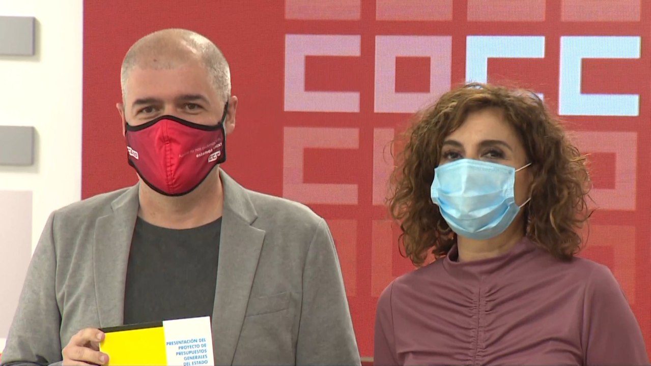 Montero rinde cuentas antes los sindicatos sobre el proyecto de Presupuestos de 2021