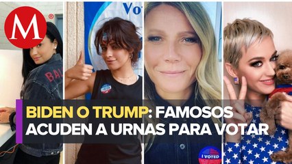 ¿Por quién votaron los famosos en las elecciones de EU?