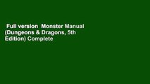 Full version  Monster Manual (Dungeons & Dragons, 5th Edition) Complete