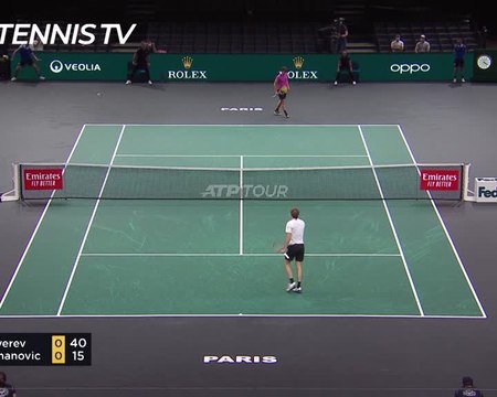 Rolex Paris Masters - Zverev n'a fait qu'une bouchée de Kecmanovic