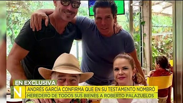 ¡Andrés García confirma que el heredero de todos sus bienes es Roberto Palazuelos! | Ventaneando