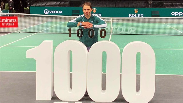 Rolex Paris Masters 2020 - Rafael Nadal : 1,000 victories... that means I'm old !