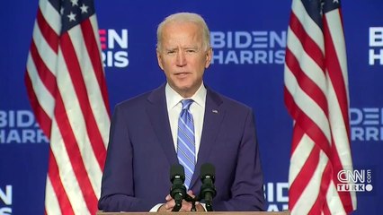 Son dakika haberi... Joe Biden: Seçim sonunda kazanan biz olacağız | Video