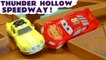 Disney Cars 3 Lightning McQueen in Hot Wheels Thunder Holow Speedway with Marvel Avengers Hulk and PJ Masks Gekko in this Funlings Race Family Friendly Full Episode English Toy Story for Kids