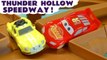 Disney Cars 3 Lightning McQueen in Hot Wheels Thunder Holow Speedway with Marvel Avengers Hulk and PJ Masks Gekko in this Funlings Race Family Friendly Full Episode English Toy Story for Kids