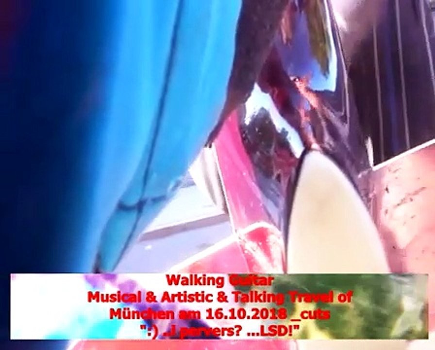 WalkingGuitar live München ontheroad 16.10.2018 1 minute cut