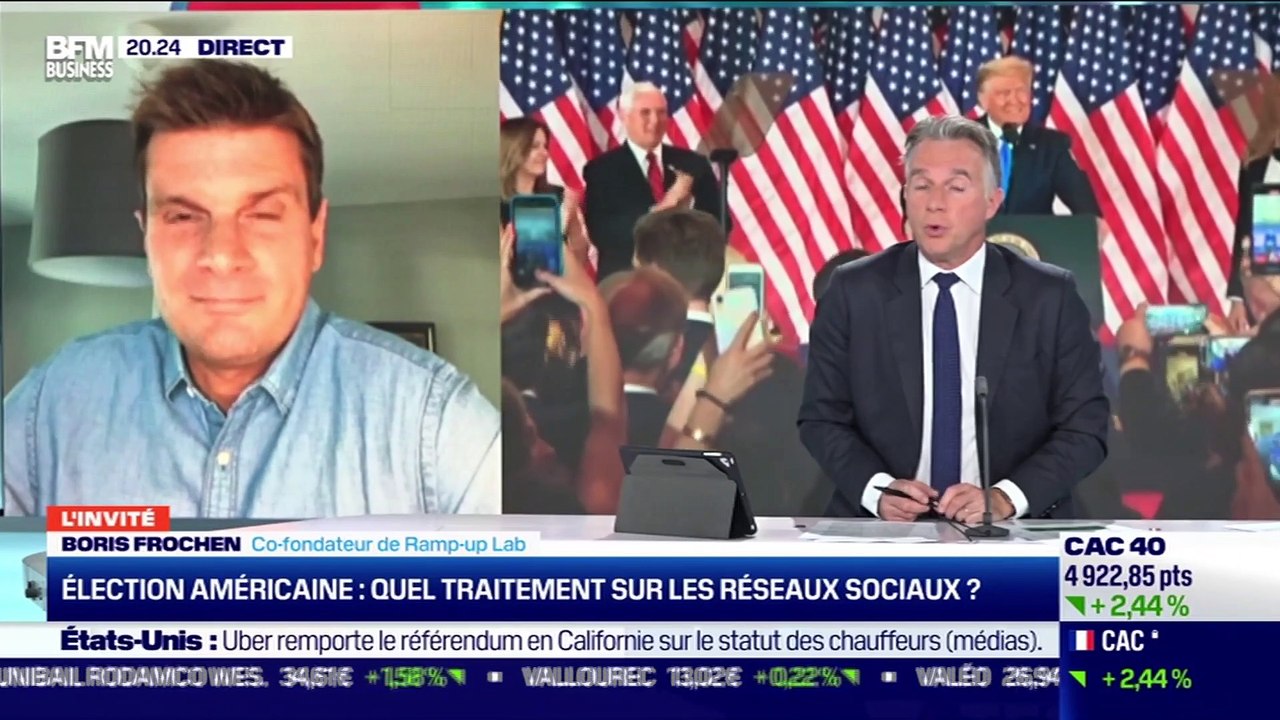 Boris Frochen (Ramp-up Lab) : Élection américaine, quel traitement sur les réseaux sociaux ? - 04/11