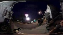 fireworks 360 degrees_injected l Virtual Reality l Special effects
