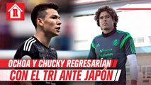 Ochoa y Chucky volverán con el Tri ante Japón y Corea; Antuna la novedad