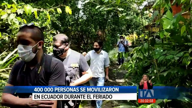 400 000 personas se movilizaron en Ecuador durante el feriado