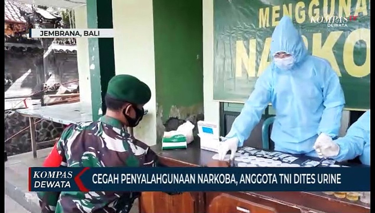 Cegah Penyalahgunaan Narkoba, Anggota Tni Dites Urine