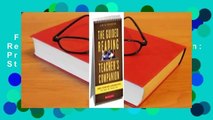 Full E-book  The Guided Reading Teacher's Companion: Prompts, Discussion Starters  Teaching