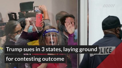 Trump sues in 3 states, laying ground for contesting outcome, and other top stories in general news from November 05, 2020.