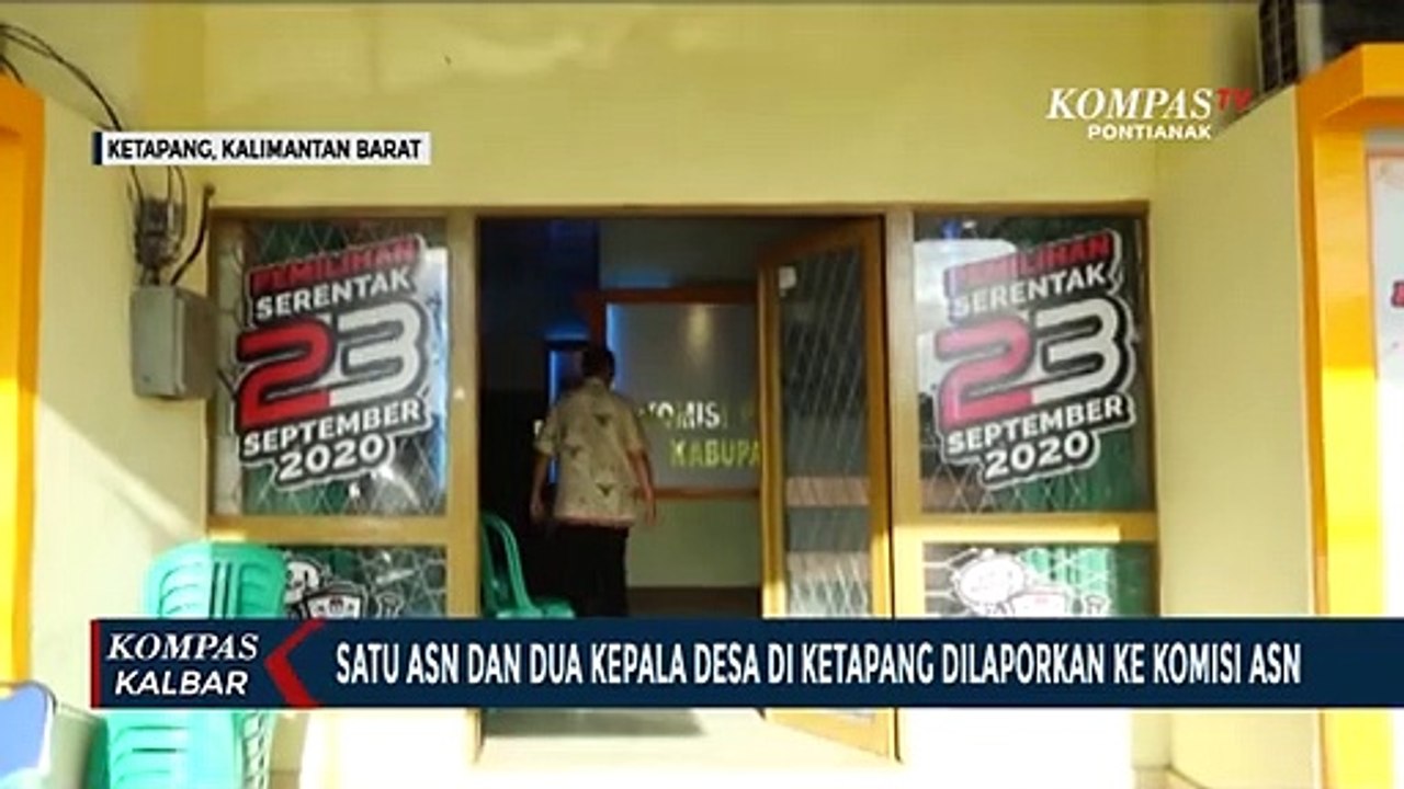 Diduga tidak Netral, Bawaslu Laporkan 1 ASN dan 2 Kades di Ketapang ke Komisi ASN