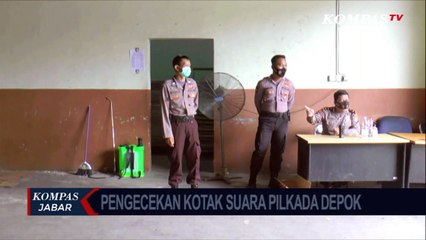 Pengecekan Kotak Suara Pilkada Depok