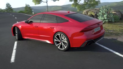 Audi RS 7 Sportback – Dynamic Ride Control Animation