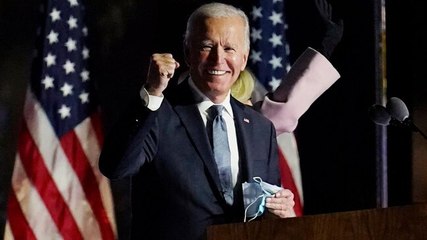 Campaigned as a Democrat, but will govern as an American president: Joe Biden; more