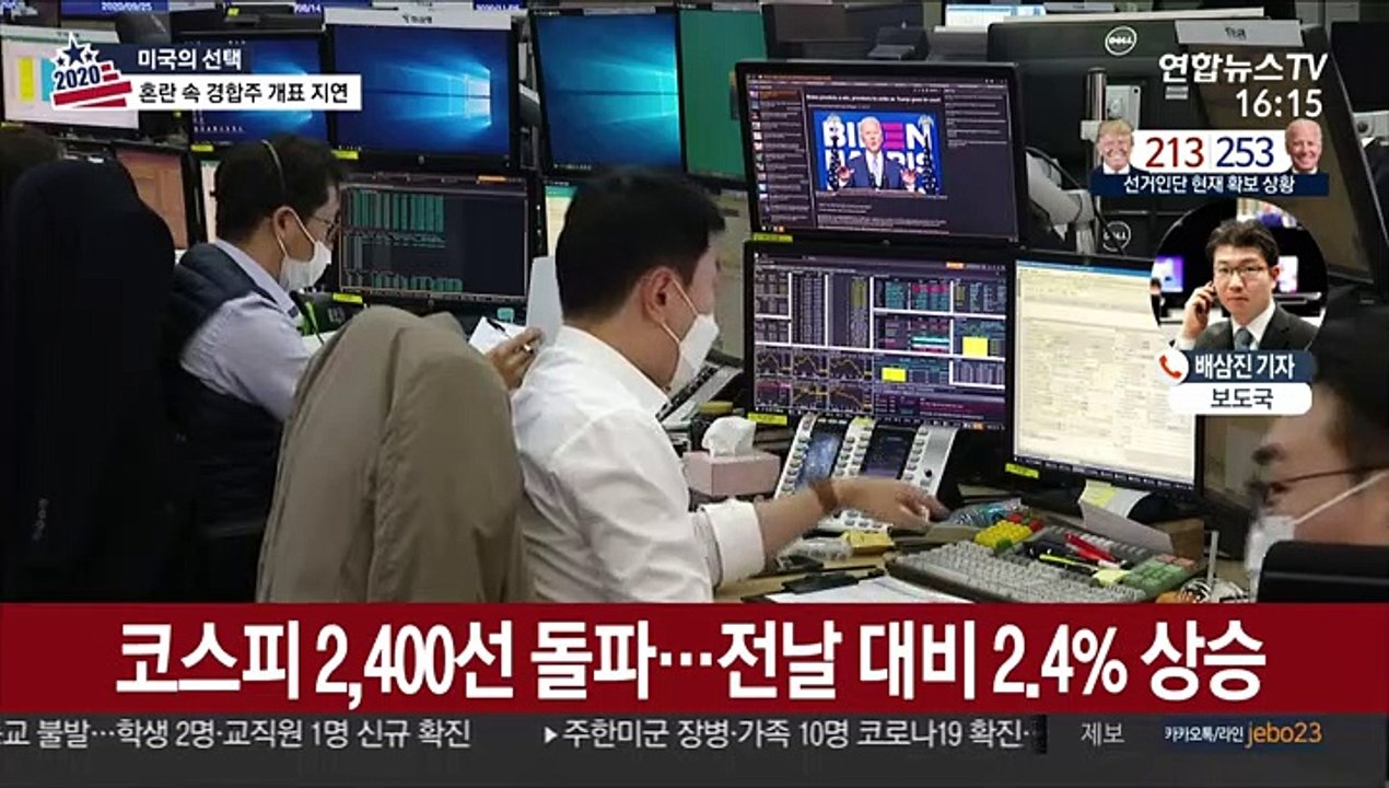 코스피 2,400선 돌파…불확실성 줄이며 상승곡선