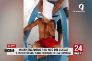 Iquitos: mujer encadenó a su hijo del cuello e intentó matarlo porque pedía comida