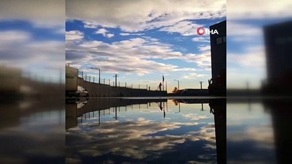 Bursa'da yağmur sonrası gökkuşağı sürprizi