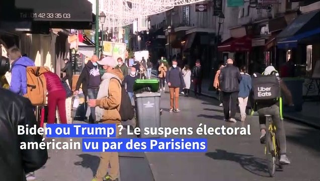 Biden ou Trump? Les Parisiens amusés ou critiques face au feuilleton américain