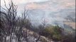 Report TV -Kodra me ullinj e vreshta përfshihet nga zjarri në Hekal të Mallakastrës