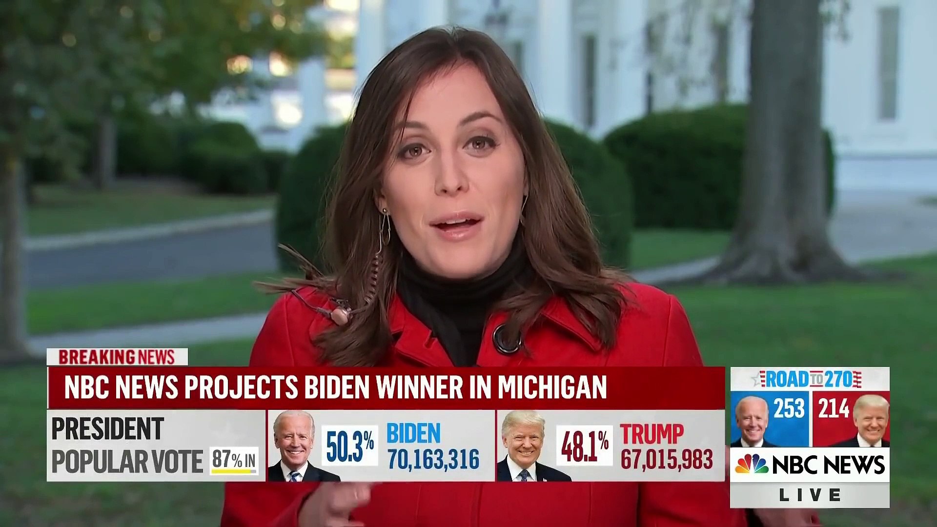 NBC News Projects Joe Biden Will Win Michigan