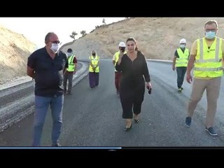 Report TV -Inspektoi punimet në bypass-in e Vlorës, Balluku: Po punohet me ritëm të lartë