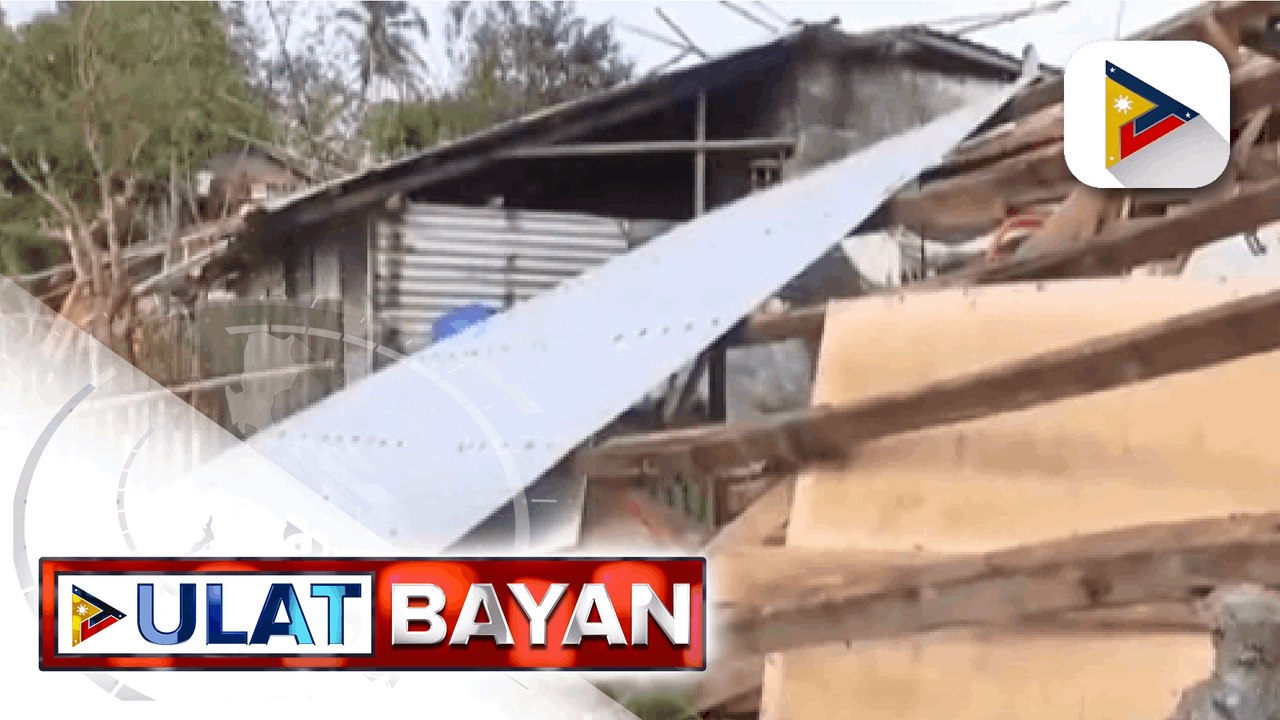 Ilang residente sa Albay, problemado sa pagkasira ng kanilang tahanan;   Supply ng kuryente sa Legazpi at iba pang bayan, target ibalik sa susunod na dalawang linggo