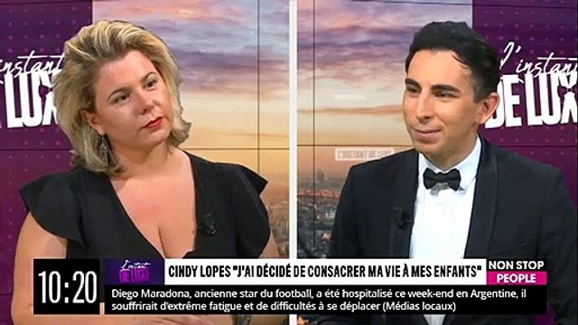 Cindy Lopes fait de rares confidences sur le papa de ses enfants Stella et Raphaël, sur Non Stop People