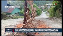 Tak Kunjung Diperbaiki, Warga Tanam Pohon Pisang Di Tengah Jalan