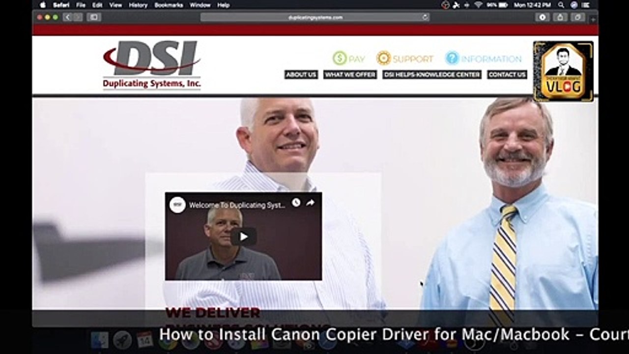 How to Install Canon Copier Driver for Mac Mac book | SYA VLOG