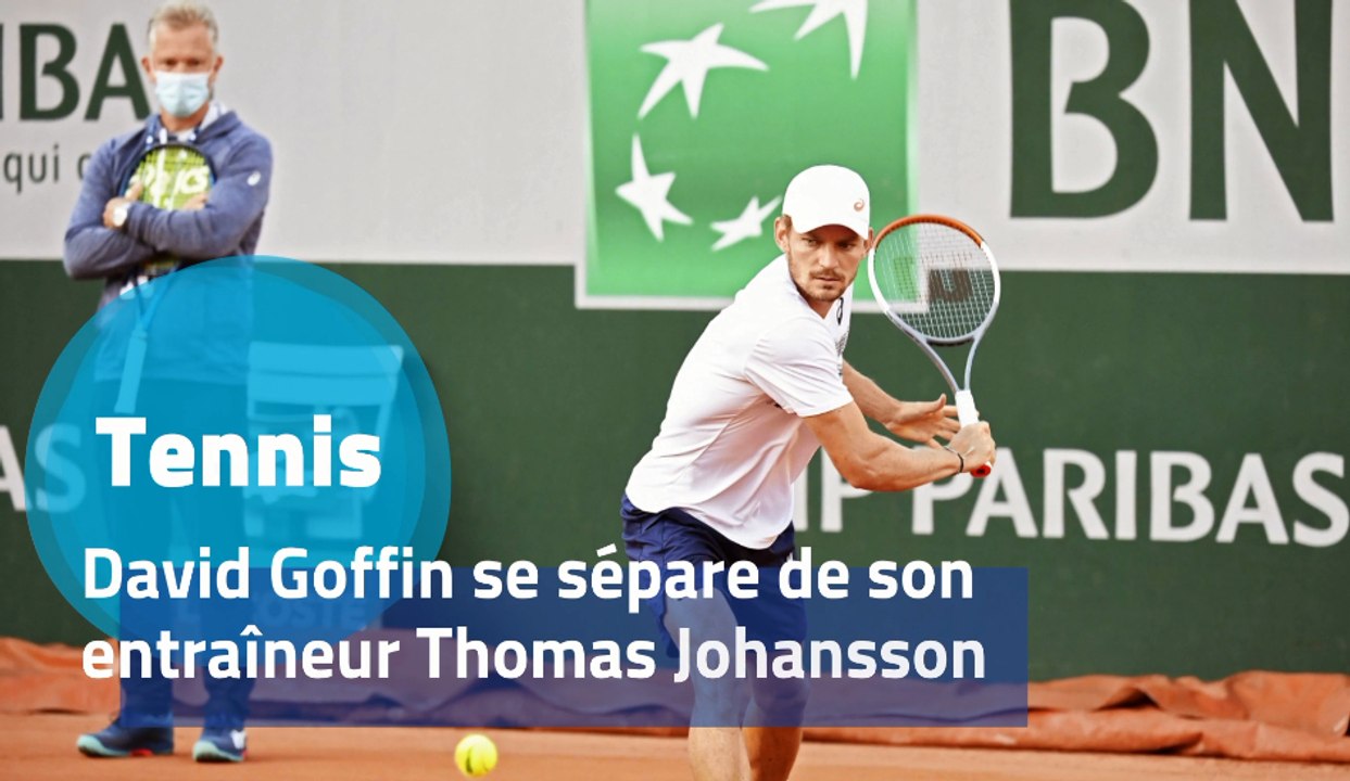 Tennis: David Goffin se sépare de son entraîneur