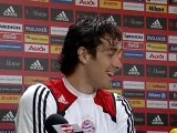 Luca Toni - preview before Bayern v Aberdeen Feb 2008
