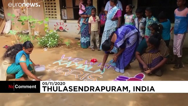 Indian village with Kamala Harris links shows its support for US vice president hopeful