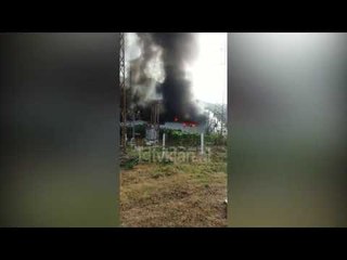 Shkrumbohet magazina ne afersi te nenstacionit elektrik