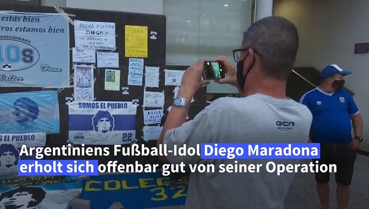 Maradona erholt sich gut nach Gehirn-OP