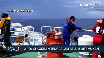 2 Polisi Korban Tenggelam Belum Ditemukan
