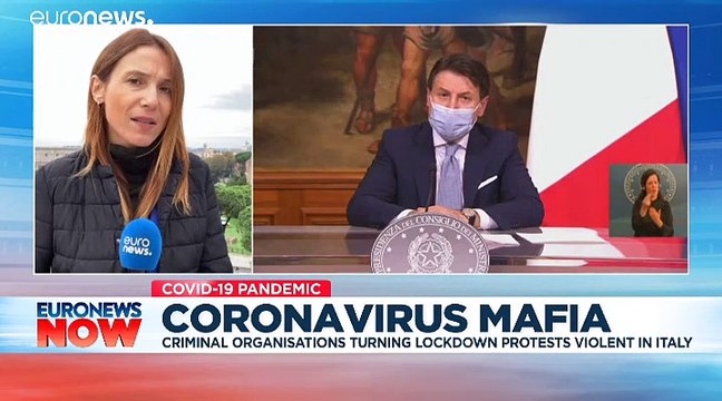 How are Mafia-like groups fomenting COVID riots to expand influence in Italian communities?