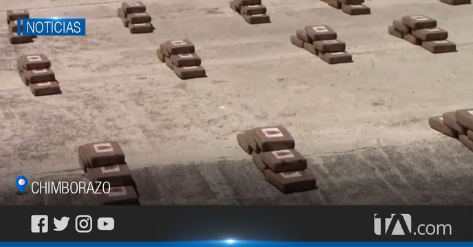 239 000 gramos de clorhidrato de cocaína fueron incautados en Chimborazo