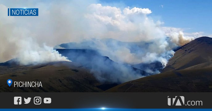 Pichincha afectada por incendios forestales este feriado