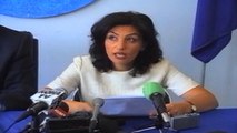 Nenkryetarja e PD Jozefina Topalli, sqaron sulmin qe iu be ne Vlore - (27 Gusht 2000)