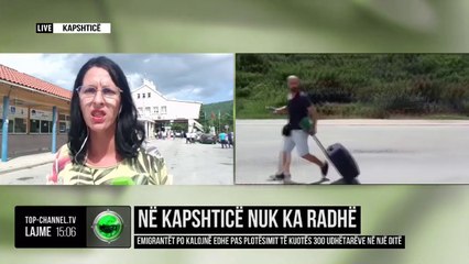 Emigrantët po kalojnë edhe pas plotësimit të kuotës 300 udhëtarëve në një ditë